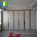 Movable Folding Wooden Sound Proof Fireproof Operable Partition Wall Decoration For Banquet Hall